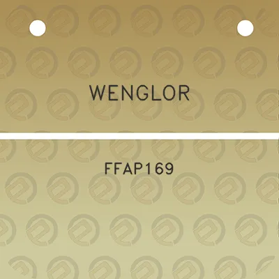 wenglor-ffap169