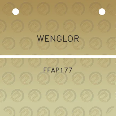 wenglor-ffap177