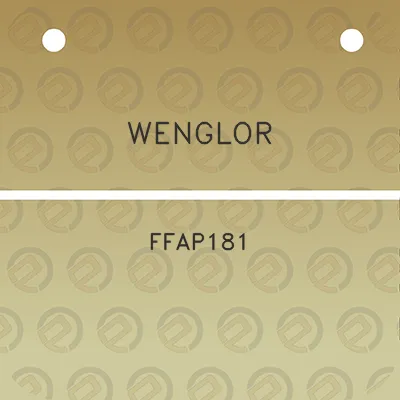 wenglor-ffap181