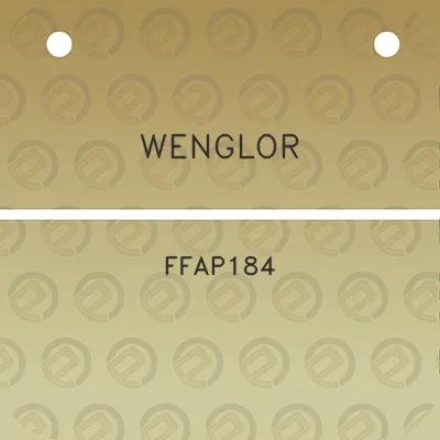 wenglor-ffap184