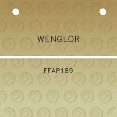 wenglor-ffap189