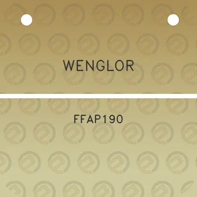 wenglor-ffap190