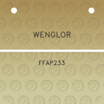 wenglor-ffap233