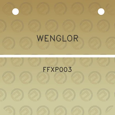 wenglor-ffxp003