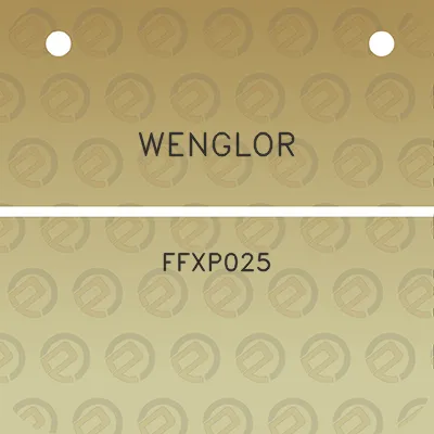 wenglor-ffxp025