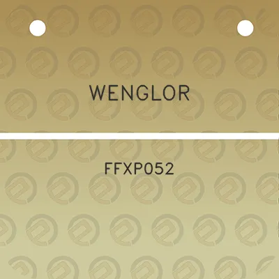 wenglor-ffxp052