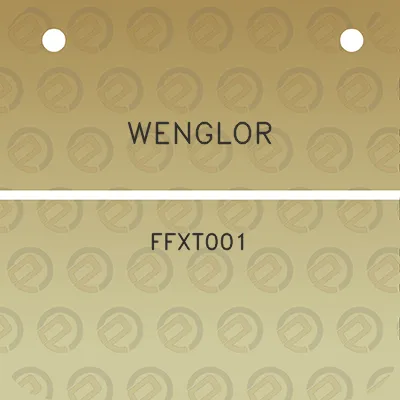 wenglor-ffxt001