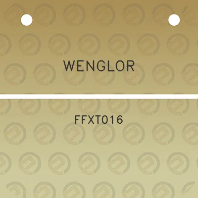 wenglor-ffxt016