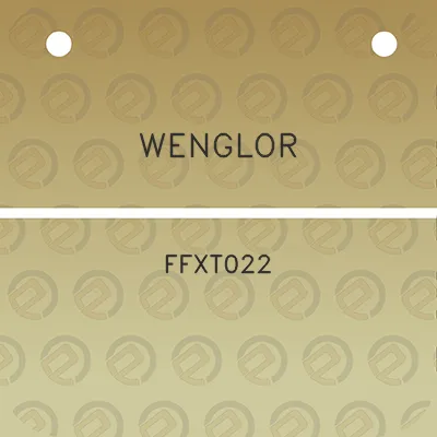 wenglor-ffxt022