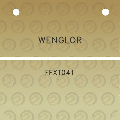 wenglor-ffxt041