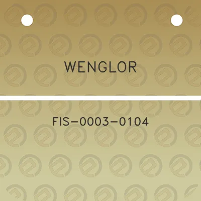 wenglor-fis-0003-0104