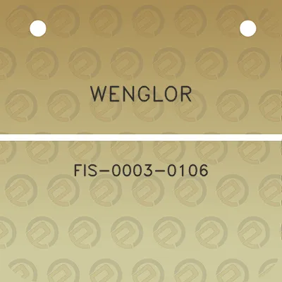 wenglor-fis-0003-0106