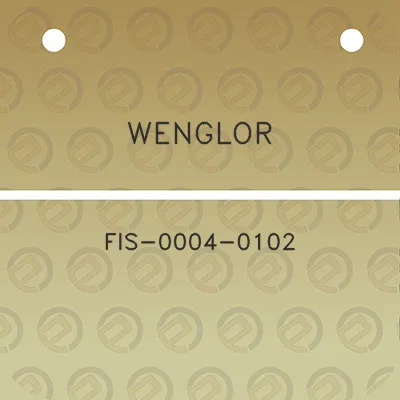 wenglor-fis-0004-0102