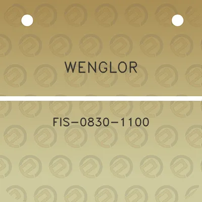 wenglor-fis-0830-1100