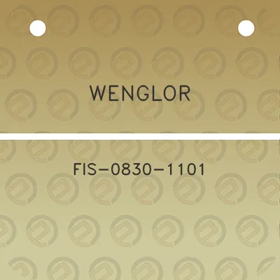 wenglor-fis-0830-1101