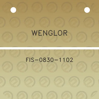 wenglor-fis-0830-1102