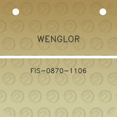 wenglor-fis-0870-1106