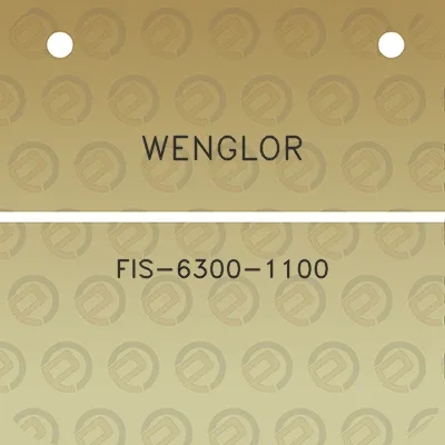 wenglor-fis-6300-1100