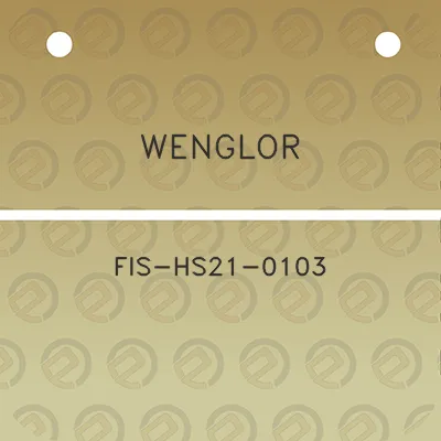 wenglor-fis-hs21-0103