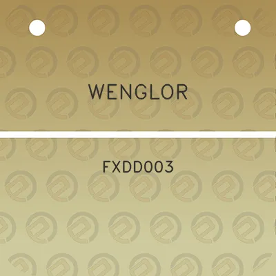 wenglor-fxdd003