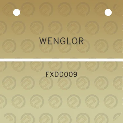 wenglor-fxdd009