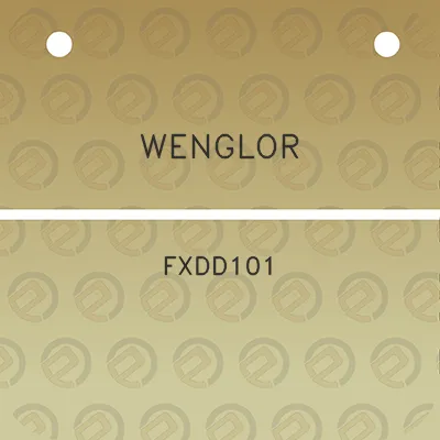 wenglor-fxdd101