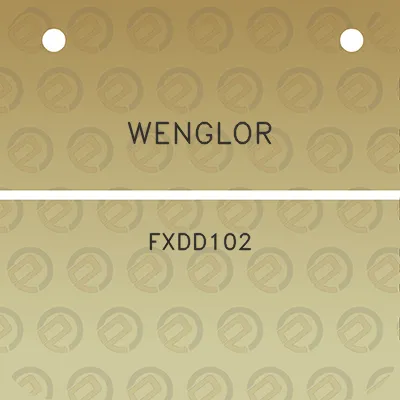 wenglor-fxdd102