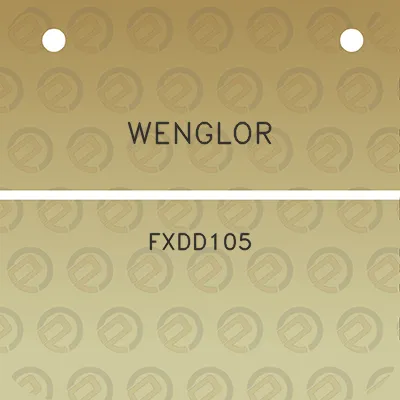 wenglor-fxdd105