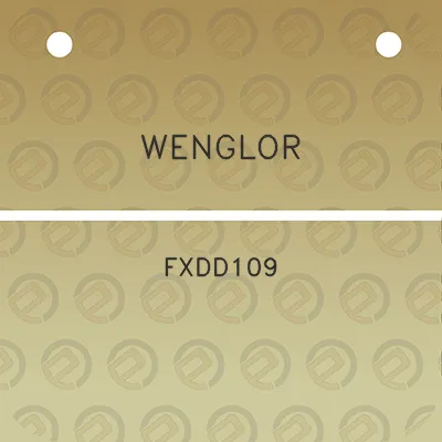 wenglor-fxdd109