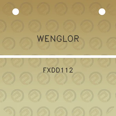 wenglor-fxdd112