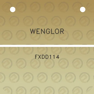 wenglor-fxdd114