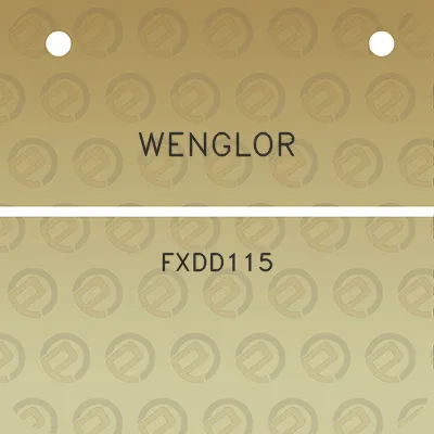 wenglor-fxdd115