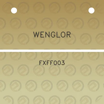 wenglor-fxff003