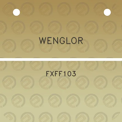 wenglor-fxff103