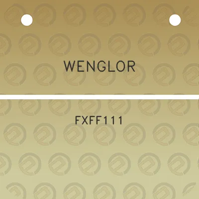 wenglor-fxff111