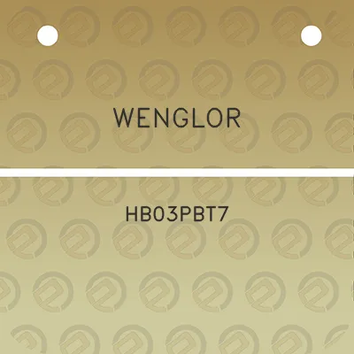 wenglor-hb03pbt7