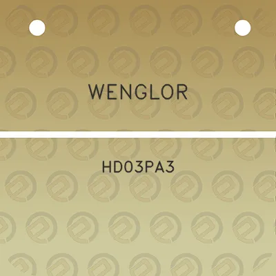 wenglor-hd03pa3