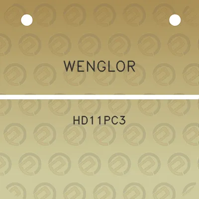 wenglor-hd11pc3