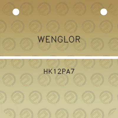 wenglor-hk12pa7