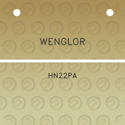 wenglor-hn22pa