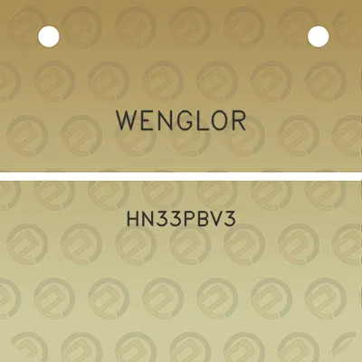 wenglor-hn33pbv3