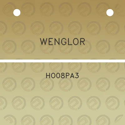 wenglor-ho08pa3