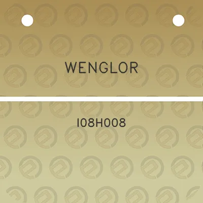 wenglor-i08h008