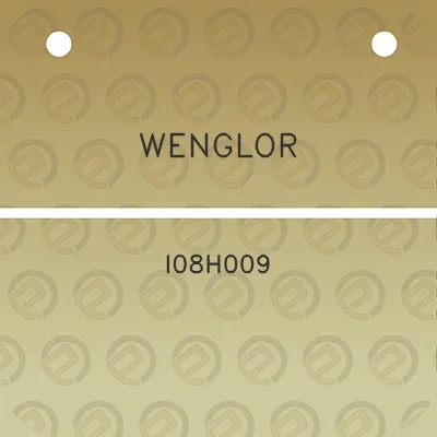 wenglor-i08h009