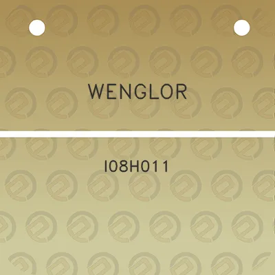 wenglor-i08h011