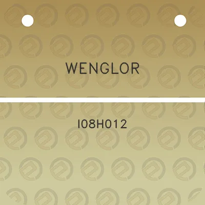 wenglor-i08h012