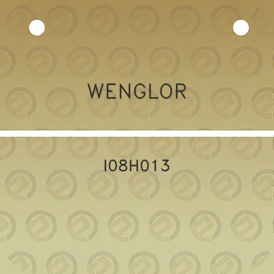 wenglor-i08h013