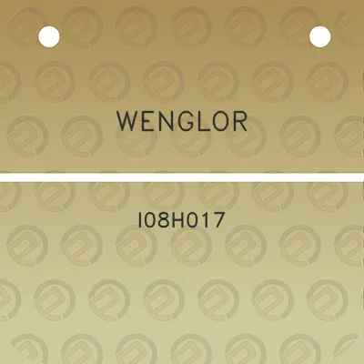 wenglor-i08h017