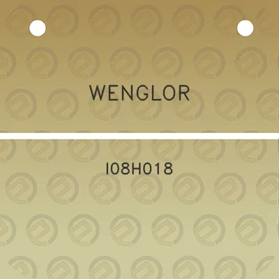 wenglor-i08h018