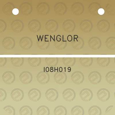 wenglor-i08h019